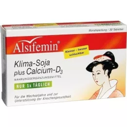 ALSIFEMIN Ilmastosoija plus kalsium D3 -tabletit, 30 kpl
