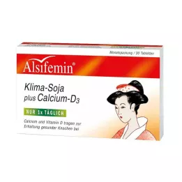 ALSIFEMIN Climate-Soja plus Calcium D3 tabletit, 30 kpl