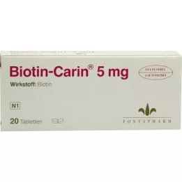 BIOTIN-CARIN 5 mg tabletit, 20 kpl