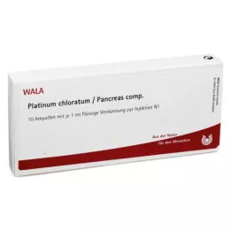 PLATINUM CHLORATUM/PANCREAS yhdistelmä, 10 x 1 ml
