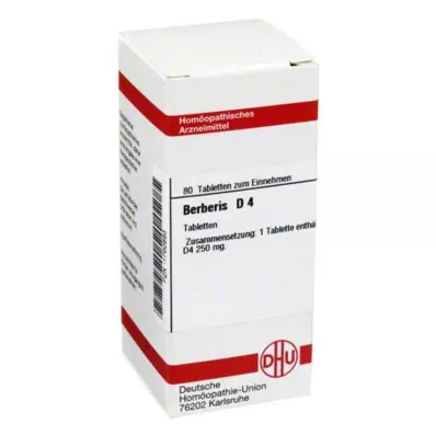 BERBERIS D 4 tablettia, 80 kpl