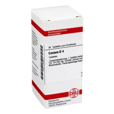 CONIUM D 4 tablettia, 80 kpl