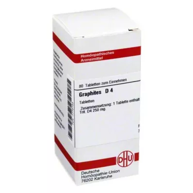 GRAPHITES D 4 tablettia, 80 kpl