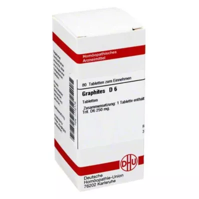 GRAPHITES D 6 tablettia, 80 kpl