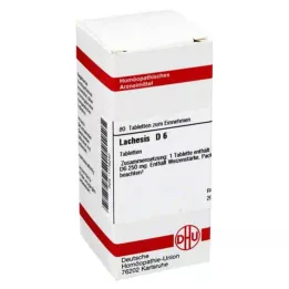 LACHESIS D 6 tablettia, 80 kpl