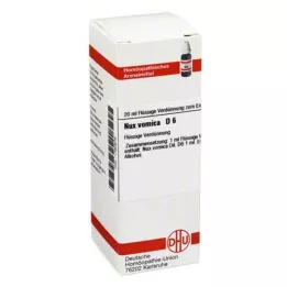 NUX VOMICA D 6 Laimennus, 20 ml