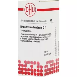 RHUS TOXICODENDRON D 12 Globulit, 10 g