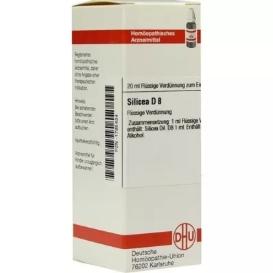 SILICEA D 8 Laimennus, 20 ml