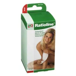 RATIOLINE akuutti sideharso 10 cmx2 m rullattu, 1 kpl