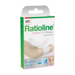 RATIOLINE herkkä haavasidos 6 cmx1 m, 1 kpl