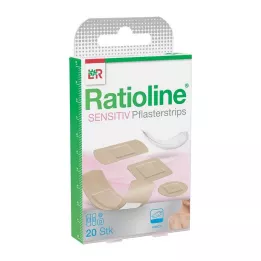 RATIOLINE herkkiä kipsiliuskoja 4 kokoa, 20 kappaletta