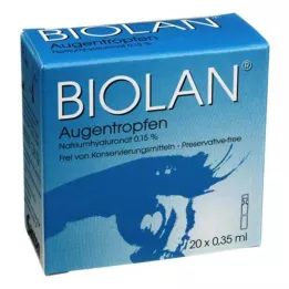 BIOLAN Silmätipat kerta-annospipetit, 20X0,35 ml