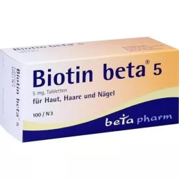 Biotiini beeta 5 tablettia, 100 kpl