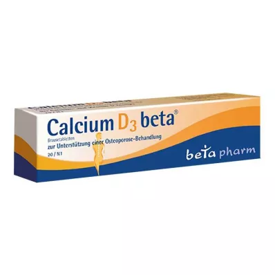 CALCIUM D3 beeta-poretabletit, 20 kpl CALCIUM D3 beeta-poretabletit, 20 kpl