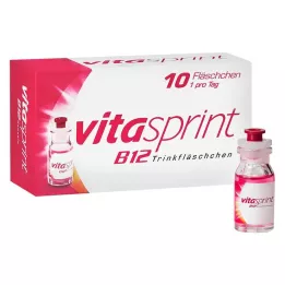 VITASPRINT B12 juomapullot, 10 kpl