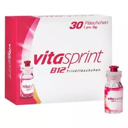 VITASPRINT B12 juomapullot, 30 kpl