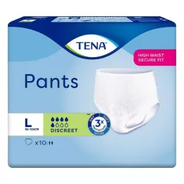 TENA PANTS Diskreet L 95-125 cm kertakäyttöiset housut, 10 kpl
