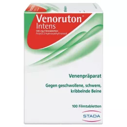VENORUTON intens kalvopäällysteiset tabletit, 100 kpl