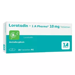 LORATADIN-1A Pharma-tabletit, 20 kpl
