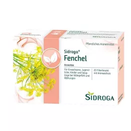 SIDROGA Fenkoliteesuodatinpussit, 20X2,0 g
