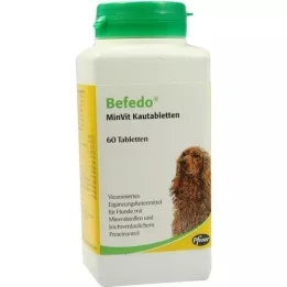 BEFEDO Minvit Chewing -tabletit F.Hunde, 60 kpl