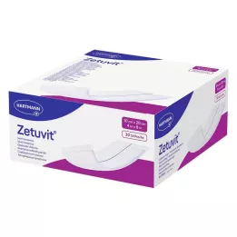 ZETUVIT Imukykyiset kompressit ei-steriilit 10x20 cm, 30 kpl