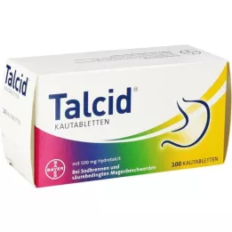 TALCID pureskeltavat tabletit, 100 kpl