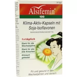 ALSIFEMIN 100 Aktiivinen ilmasto M.Soja 1x1 -kapselit, 30 kpl