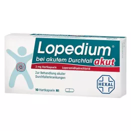 LOPEDIUM akuutti akuutin ripulin hoitoon kovat kapselit, 10 kpl