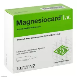 MAGNESIOCARD i.v. Injektioliuos, 10X10 ml