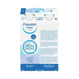 FRESUBIN ENERGY DRINK Neutraali juomapullo, 4X200 ml