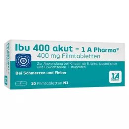 IBU 400 akut-1A Pharma kalvopäällysteistä tablettia, 10 kpl