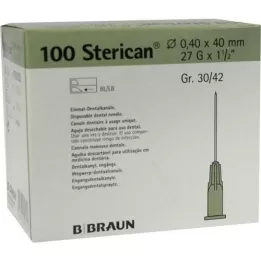 STERICAN Dentalkan.luer 0,4x40 mm, 100 kpl