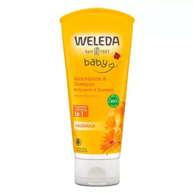 WELEDA Calendula Wash Lotion &amp; Shampoo, 200 ml