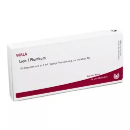 LIEN/PLUMBUM Ampullit, 10X1 ml