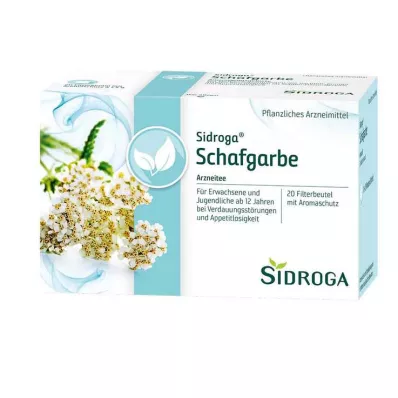 SIDROGA Yarrow-teen suodatinpussit, 20X1,5 g