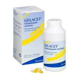 GELACET Gelatiinikapselit biotiinilla, 320 kpl