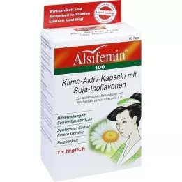 ALSIFEMIN 100 Aktiivinen ilmasto M.Soja 1x1 -kapselit, 60 kpl