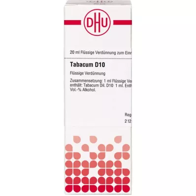 TABACUM D 10 Laimennus, 20 ml