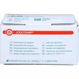 JODOTAMP 50 mg/g 1 cmx5 m tamponades, 1 kpl