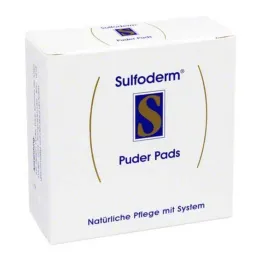 Sulfoderm S puuterityynyt, 3 kpl