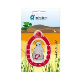 MIRADENT Lasten oppimishammasharja Infant-O-Brush punainen, 1 kpl