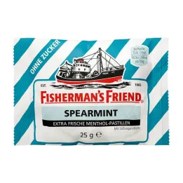 Fishermans Friend Spearmint sokerittomat pastillit, 25 g