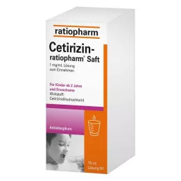 CETIRIZIN-ratiopharm-mehu, 75 ml