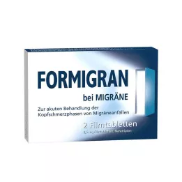FORMIGRAN Kalvopäällysteiset tabletit, 2 kpl