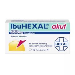 IBUHEXAL akuutti 200 kalvopäällysteistä tablettia, 10 kpl