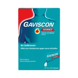 GAVISCON Advance Peppermint -suspensio, 24X10 ml
