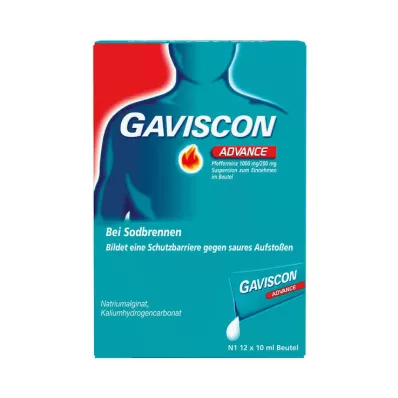 GAVISCON Advance Peppermint -suspensio, 24X10 ml