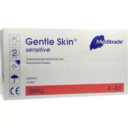 GENTLE SKIN Sensitive U.Hands.Lat.unster.pf koko S, 100 kpl