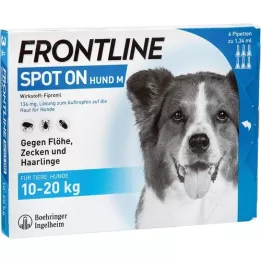 Frontline Paikalla koira m 134 mg, 6 kpl